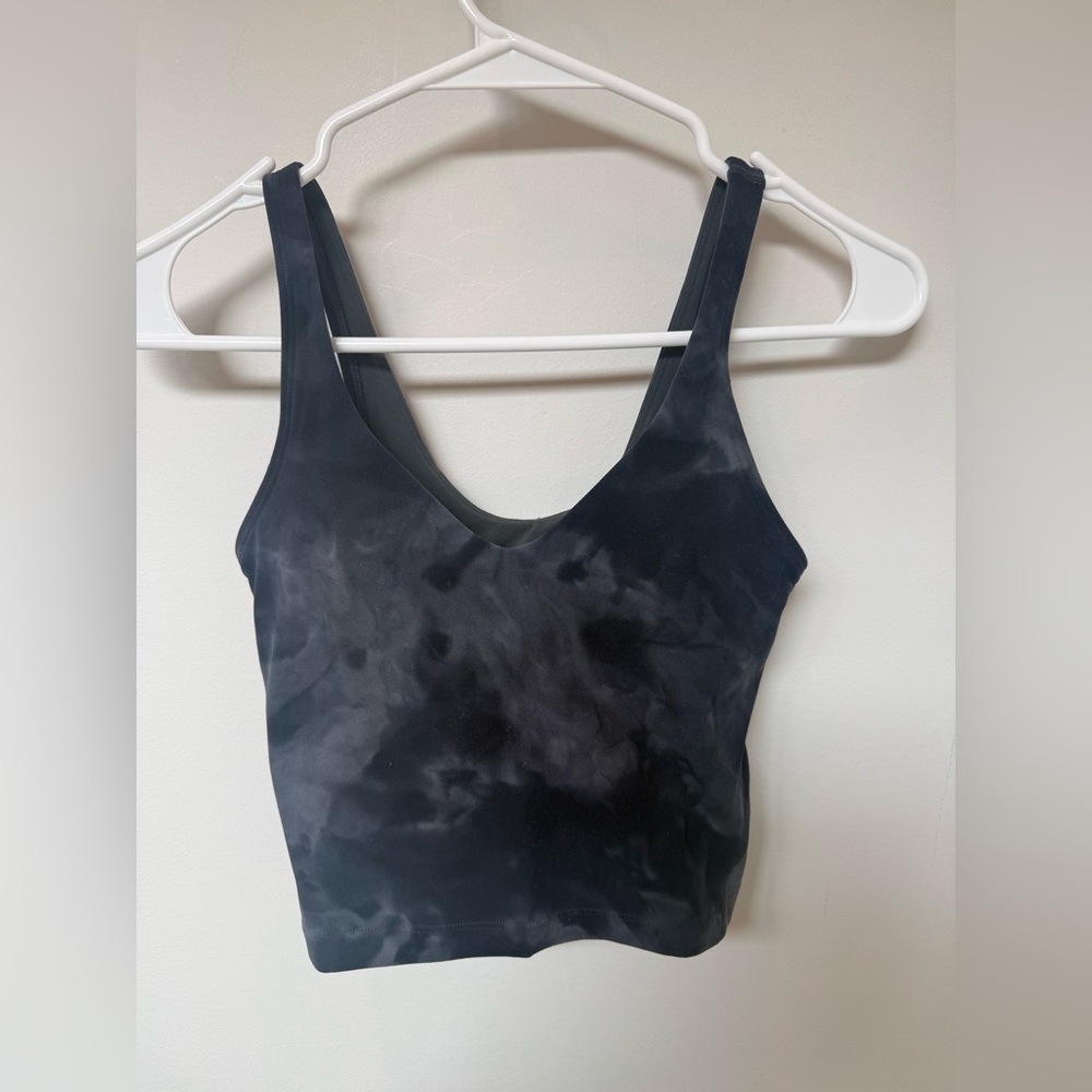 Diamond Dye Pitch Grey Graphite Grey Lululemon align tank